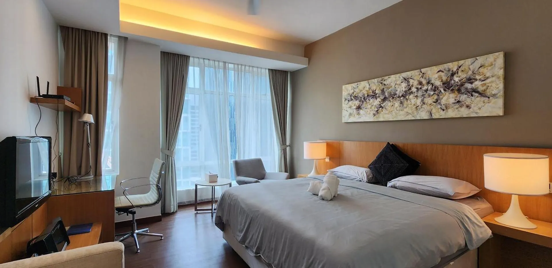 Guest house Cozy Super King Bed Studio Walking To Petronas Klcc Kuala Lumpur Malaysia